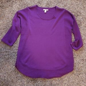 Dana Buchman Purple Sweater